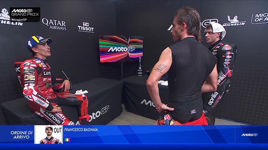 Gp Aragon, i commenti di Marc, Bez e Acosta nel retropodio