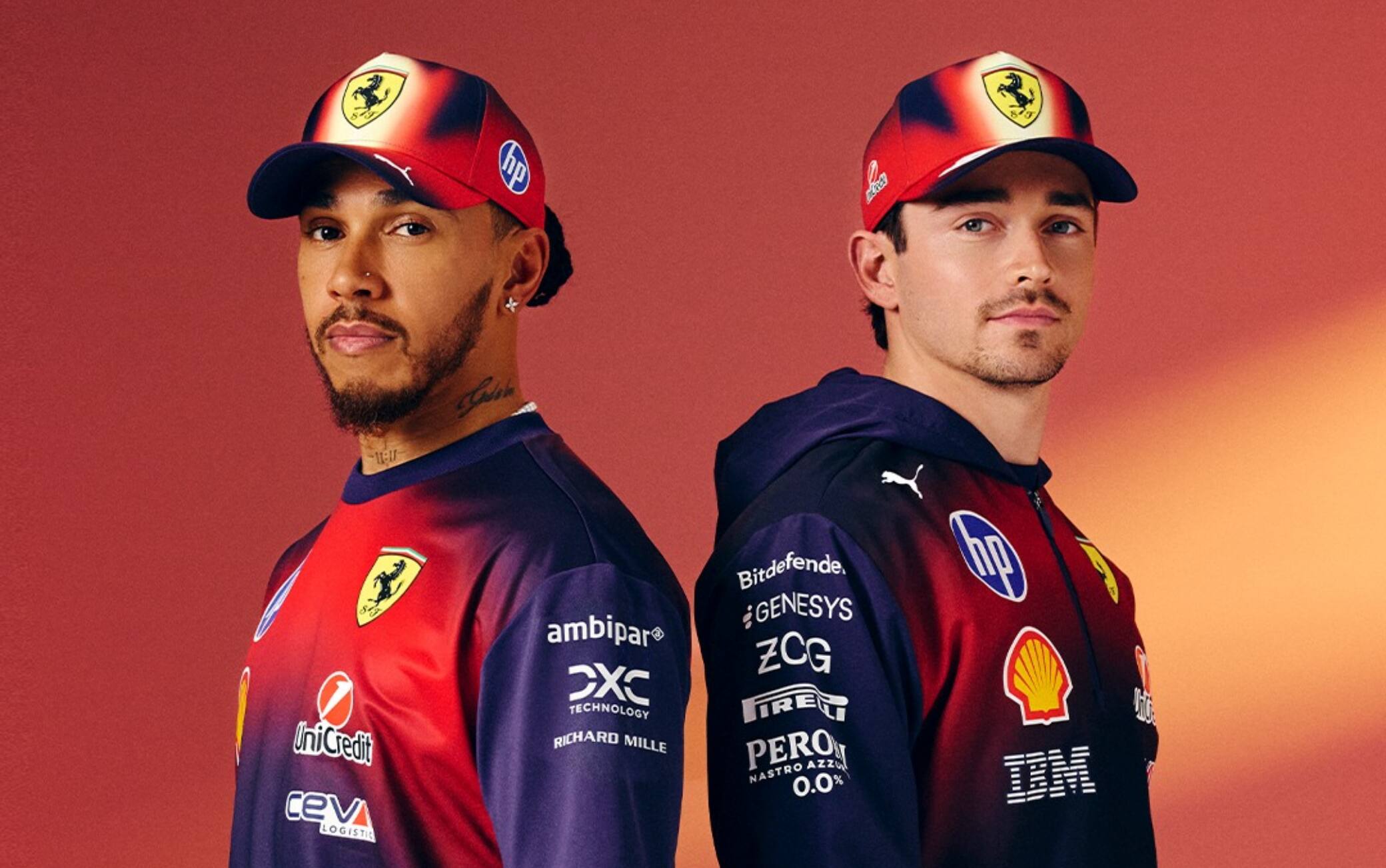 F1, Ferrari: le nuove divise di Leclerc e Hamilton per il GP Cina