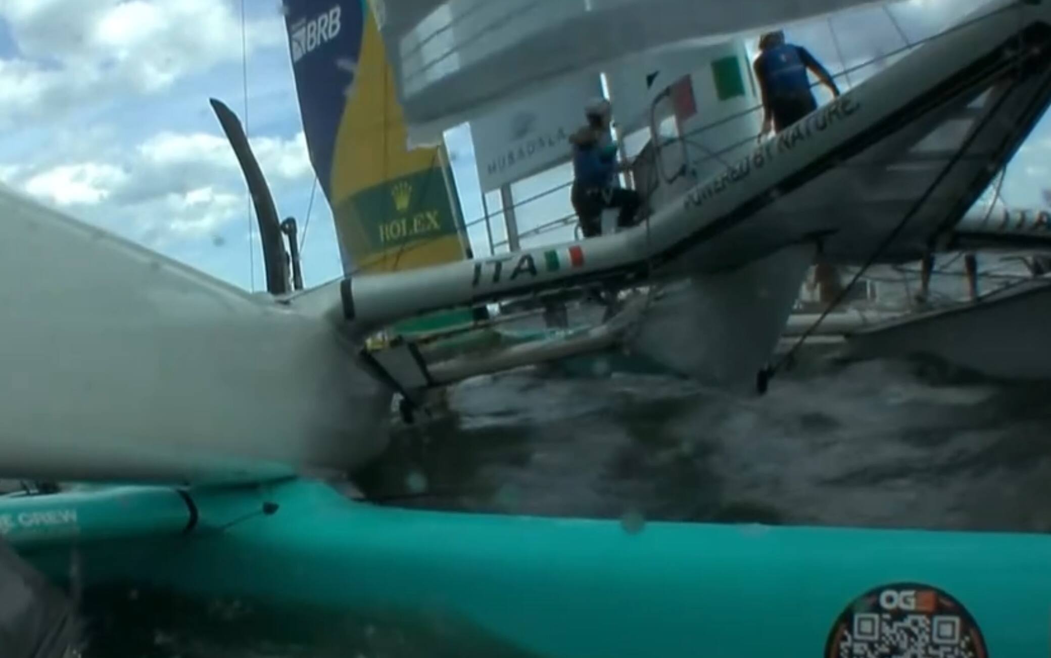 Sail Gp, spettacolare incidente a New York: coinvolta anche la barca italiana. VIDEO