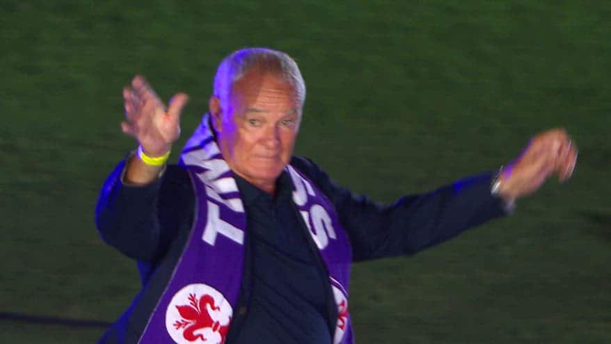 Fiorentina, il lungo l'applauso per Ranieri