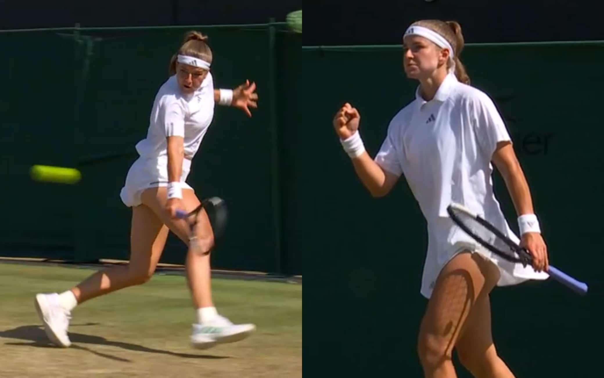 WImbledon, il passante di Muchova contro Krejcikova è pura poesia