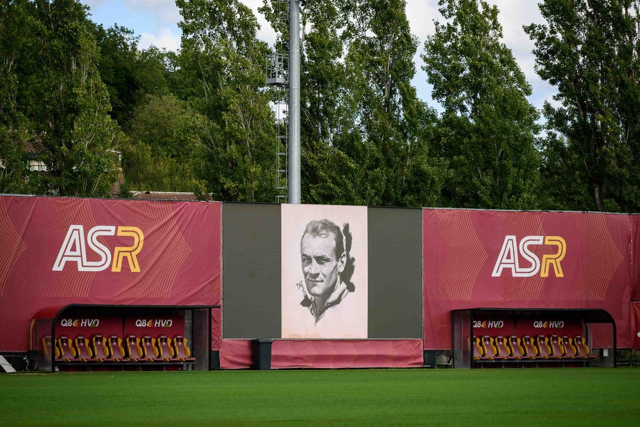 inaugurazione campo trigoria giacomo losi