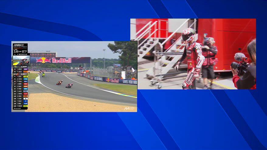 Bagnaia, la rabbia dopo la caduta a Le Mans