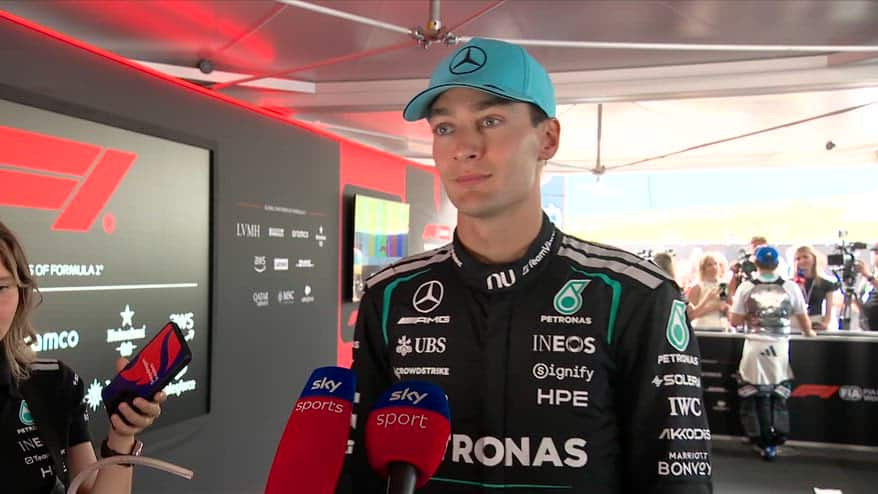 Russell: "Kimi oggi sfortunato. E che passo aveva Max..."