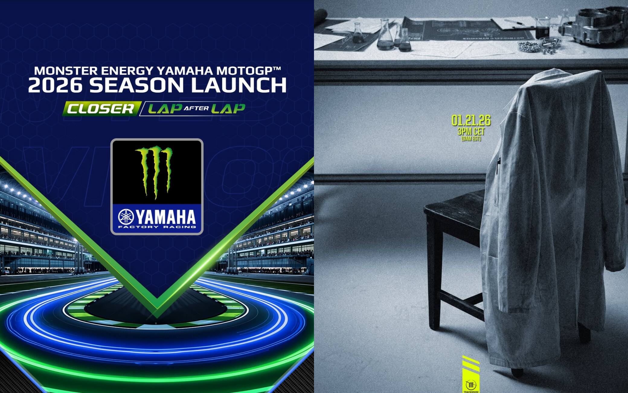 MotoGP 2026, calendario presentazioni livree: il 21 gennaio tocca a Yamaha e Trackhouse