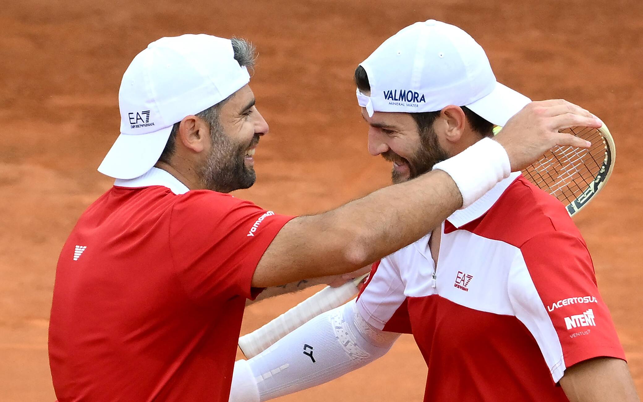 Bolelli/Vavassori in semifinale agli Internazionali BNL d'Italia: Heliovaara/Patten ko