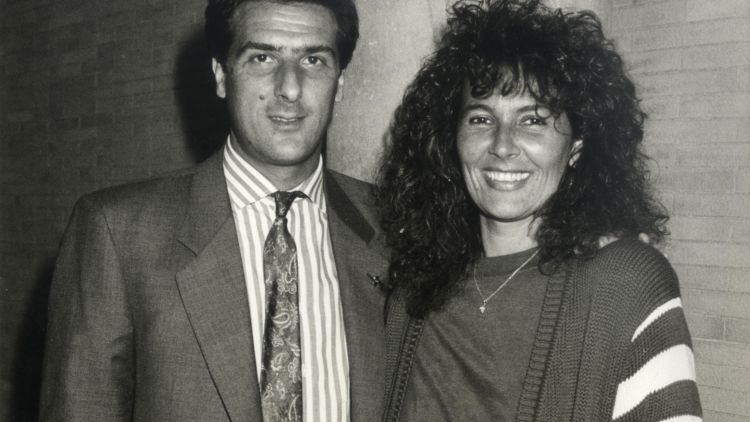 Scirea con la moglie Mariella conoscosciuta nel 1974 e sposata nel 1976