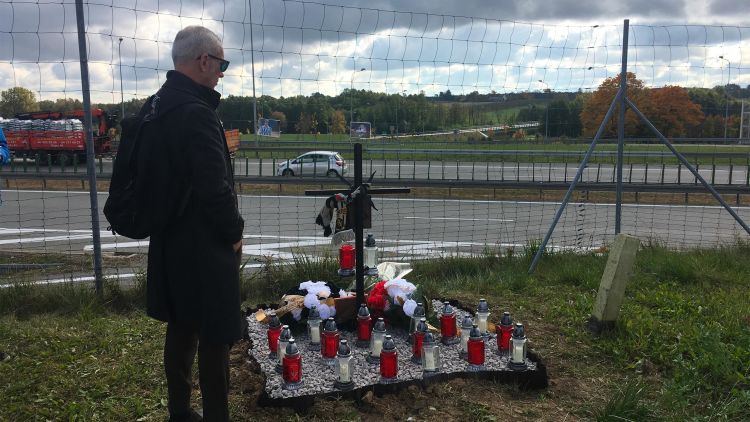 Babsk, Polonia: Federico Buffa nel luogo dell'incidente dove perse la vita Gaetano Scirea